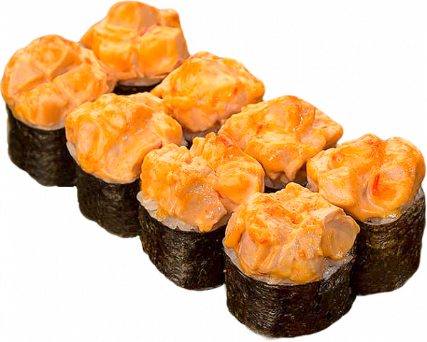 Ролл окунь запеченный