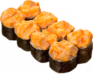 Ролл окунь запеченный